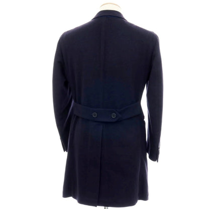 【中古】ガイオラ GAiOLA カシミヤ ダブルブレストコート ネイビー【 44 】【 状態ランクC 】【 メンズ 】