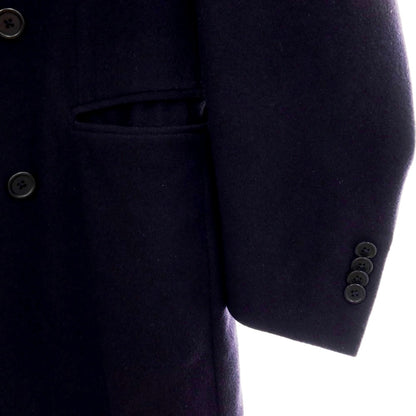 【中古】ガイオラ GAiOLA カシミヤ ダブルブレストコート ネイビー【 44 】【 状態ランクC 】【 メンズ 】