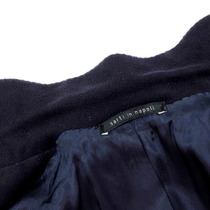 【中古】ガイオラ GAiOLA カシミヤ ダブルブレストコート ネイビー【 44 】【 状態ランクC 】【 メンズ 】