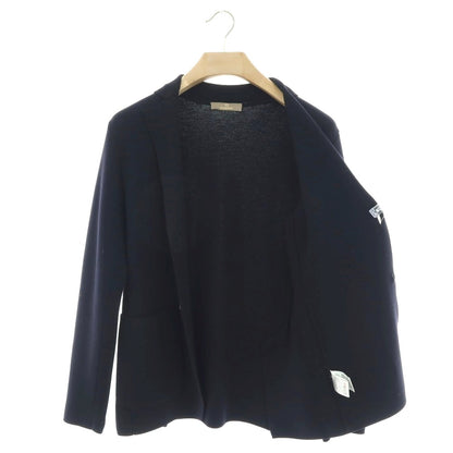 【中古】クルチアーニ CRUCIANI ウール 2B ニットジャケット ネイビー【 44 】【 状態ランクB 】【 メンズ 】