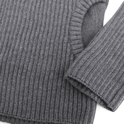 【中古】ザノーネ ZANONE ウール ショールカラー リブニット カーディガン グレージュ【 44 】【 状態ランクB 】【 メンズ 】