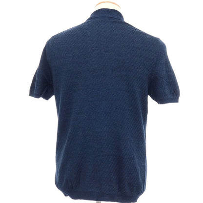 【中古】チルコロ1901 CIRCOLO 1901 コットン 半袖 ポロニット ネイビー【サイズXS】【 状態ランクB 】【 メンズ 】