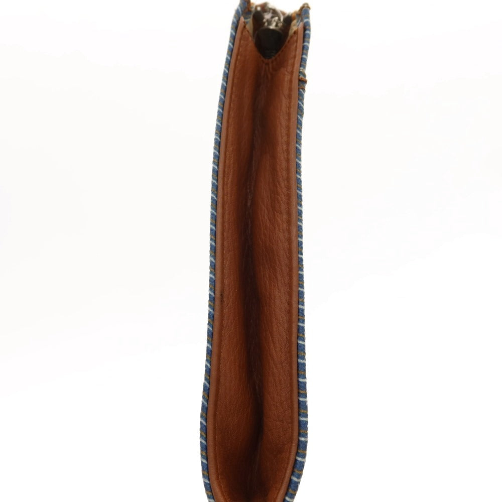 【中古】ザネラート ZANELLATO ブランディーン PVCキャンバス クラッチバッグ ブルー【 状態ランクB 】【 ユニセックス 】