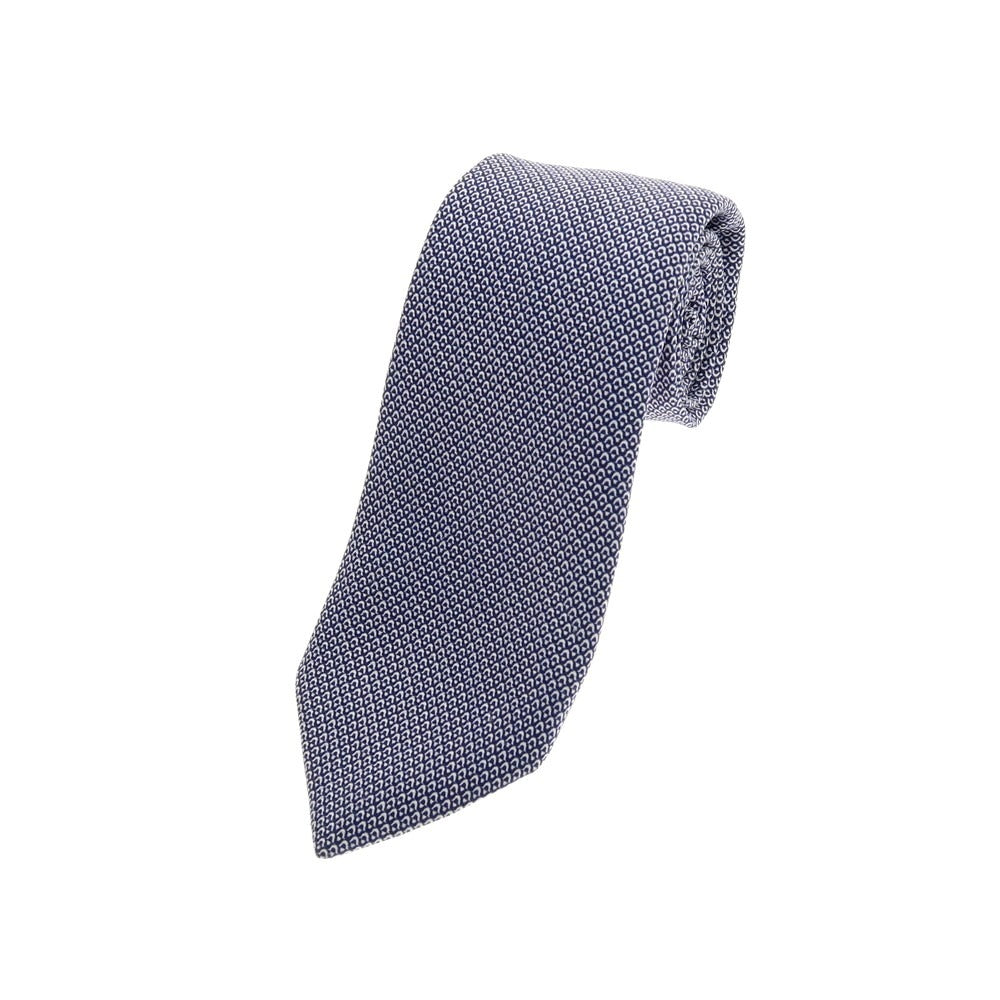 【中古】キートン Kiton シルク プリント クワトロピエゲネクタイ ネイビー系【 状態ランクB 】【 メンズ 】