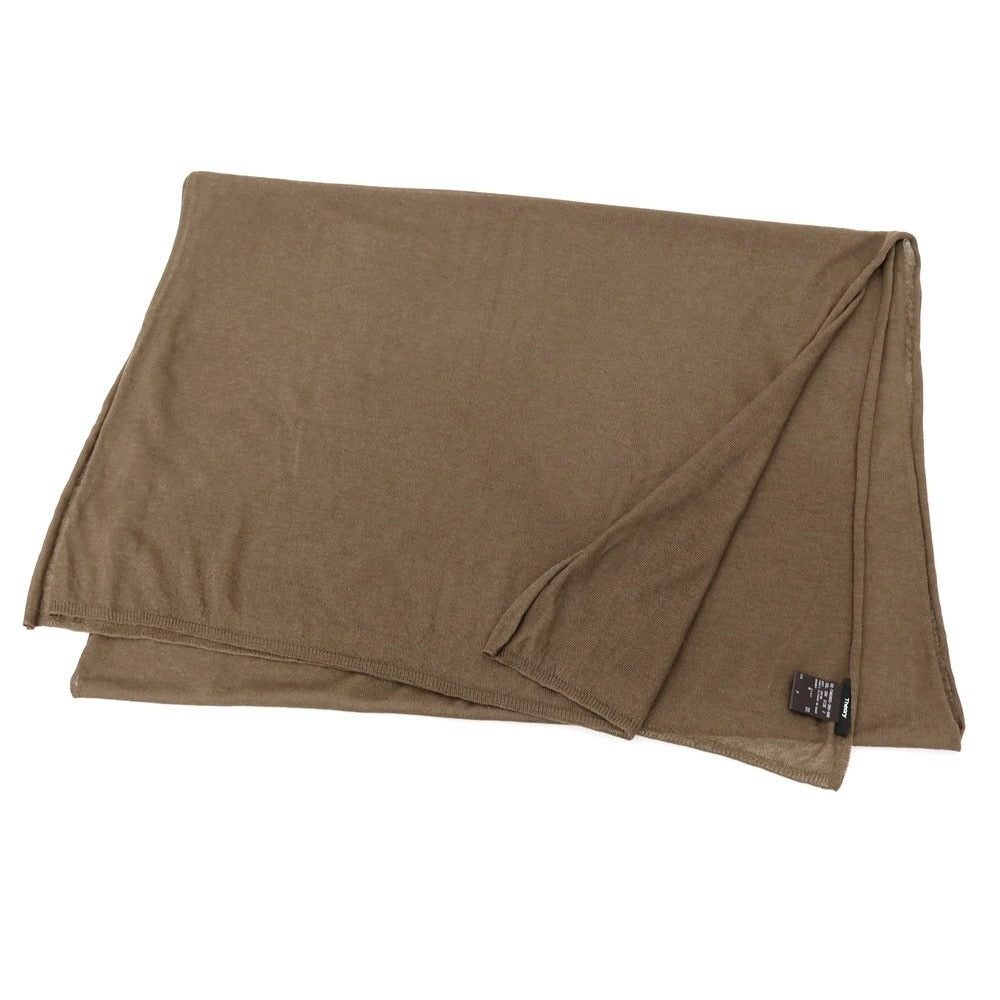 【中古】セオリー theory カシミヤシルク ニットストール カーキ【 状態ランクB 】【 ユニセックス 】
