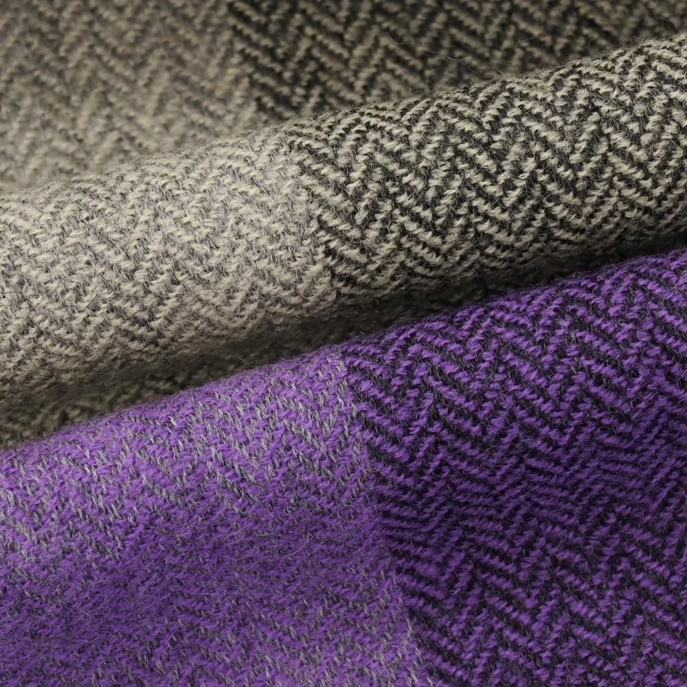 【中古】バーニーズニューヨーク BARNEYS NEWYORK ウール ストール パープルxグレー【 状態ランクB 】【 メンズ 】[BPD]