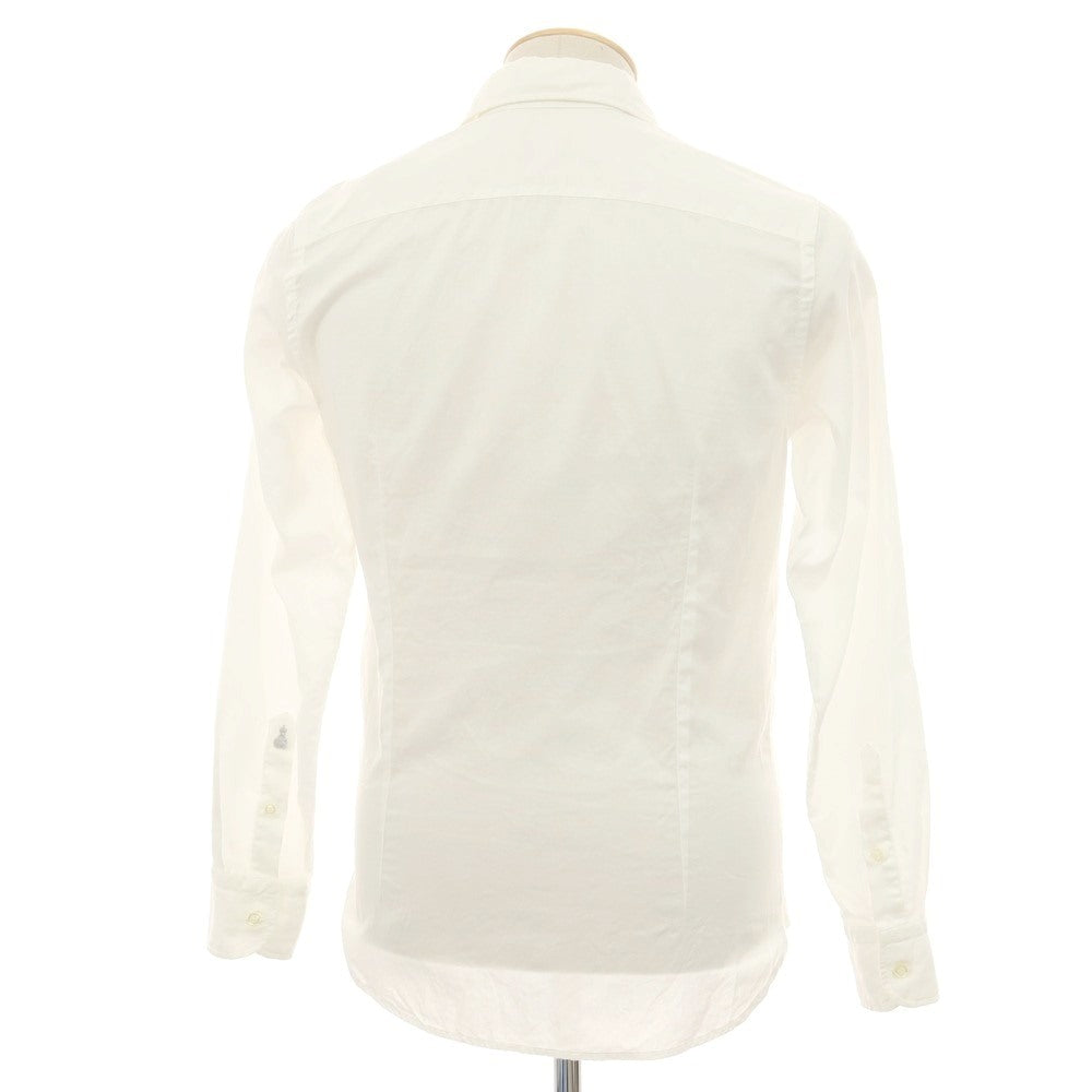 【中古】ギローバー GUY ROVER コットン ホリゾンタルカラー カジュアルシャツ ホワイト【 XS 】【 状態ランクC 】【 メンズ 】