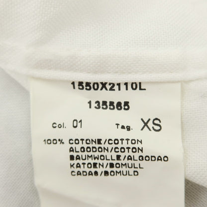 【中古】ギローバー GUY ROVER コットン ホリゾンタルカラー カジュアルシャツ ホワイト【 XS 】【 状態ランクC 】【 メンズ 】