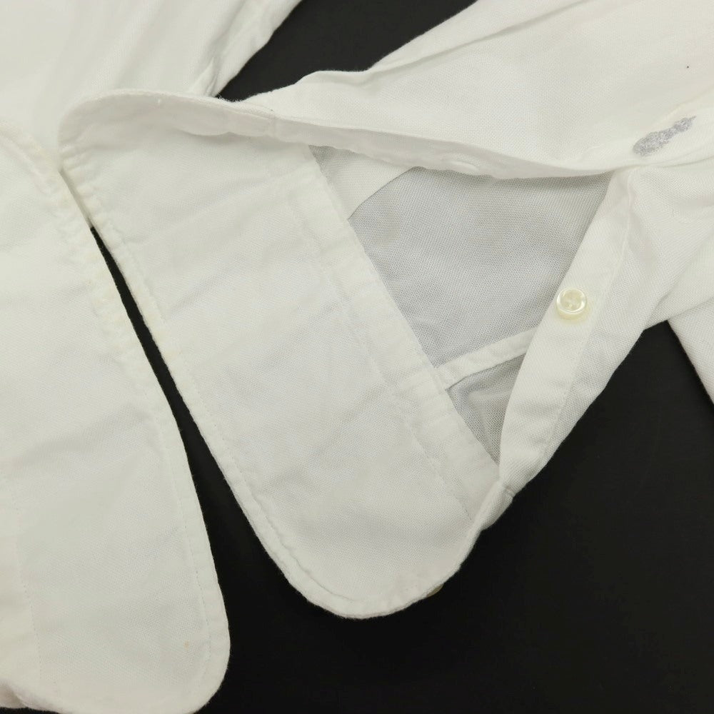 【中古】ギローバー GUY ROVER コットン ホリゾンタルカラー カジュアルシャツ ホワイト【 XS 】【 状態ランクC 】【 メンズ 】