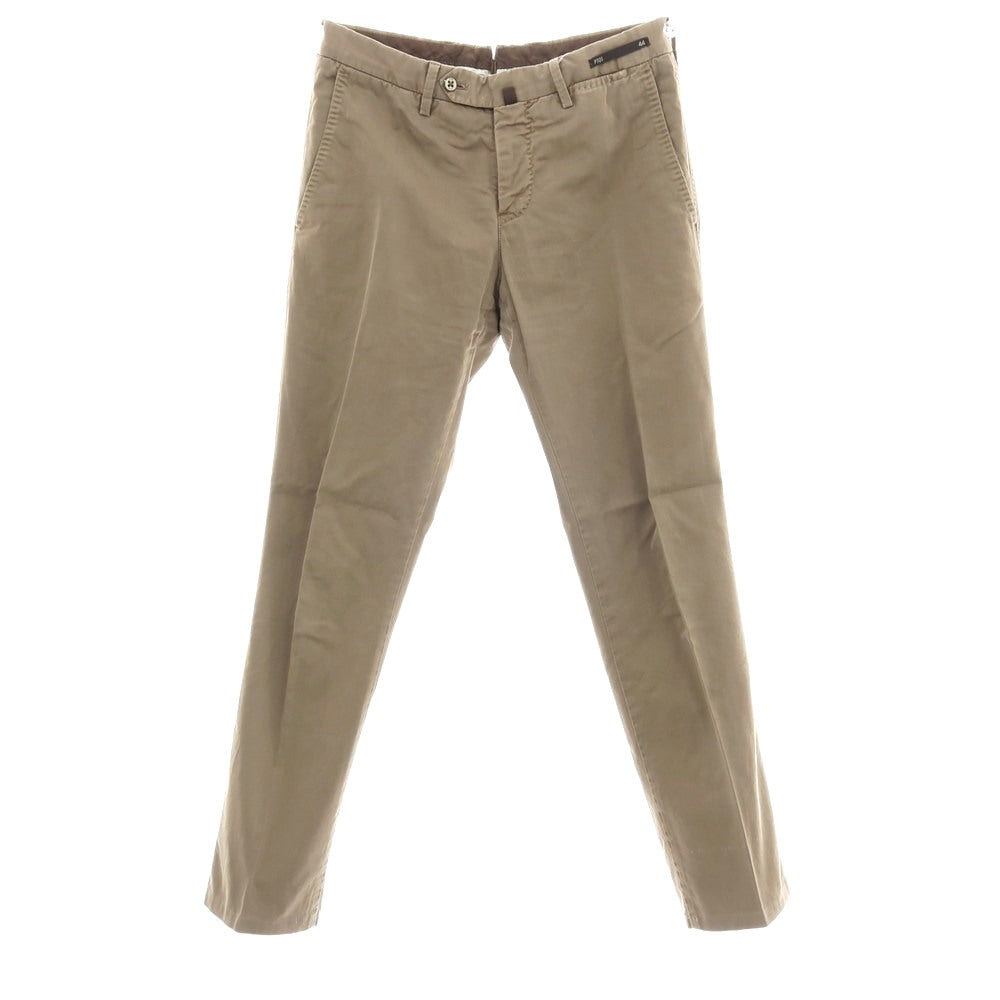 【中古】ピーティーゼロウーノ PT01 コットンポリウレタン カジュアルスラックスパンツ ブラウン【サイズ44】【 状態ランクC 】【 メンズ 】