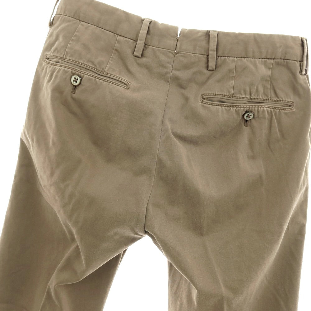 【中古】ピーティーゼロウーノ PT01 コットンポリウレタン カジュアルスラックスパンツ ブラウン【サイズ44】【 状態ランクC 】【 メンズ 】