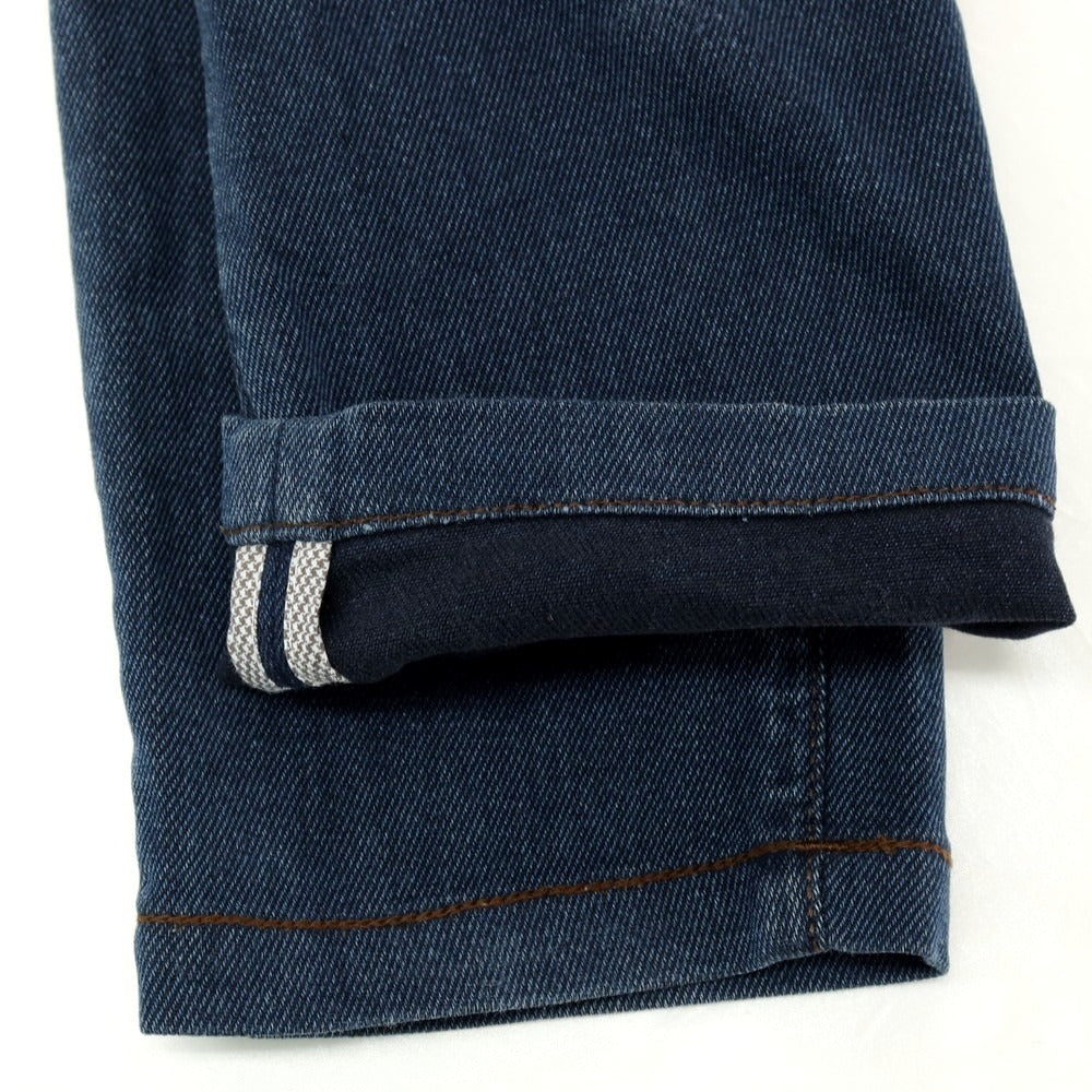 【中古】リチャード ジェイ ブラウン RICHARD J BROWN Singapore ストレッチ コットンポリエステル カジュアルスラックスパンツ ネイビー【サイズ30】【 状態ランクC 】【 メンズ 】