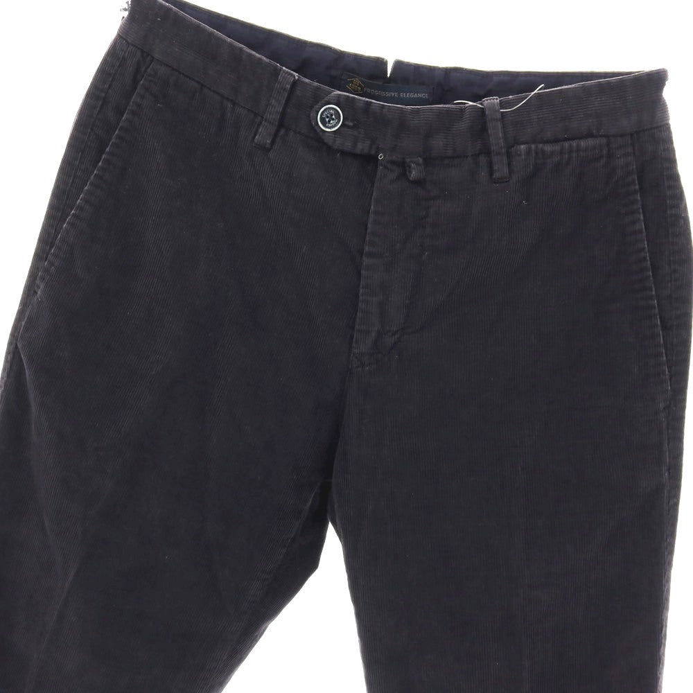 【中古】ジーティーアー G.T.A ストレッチ コットン 細畝 コーデュロイパンツ ネイビー【サイズ44】【 状態ランクC 】【 メンズ 】[BPD]