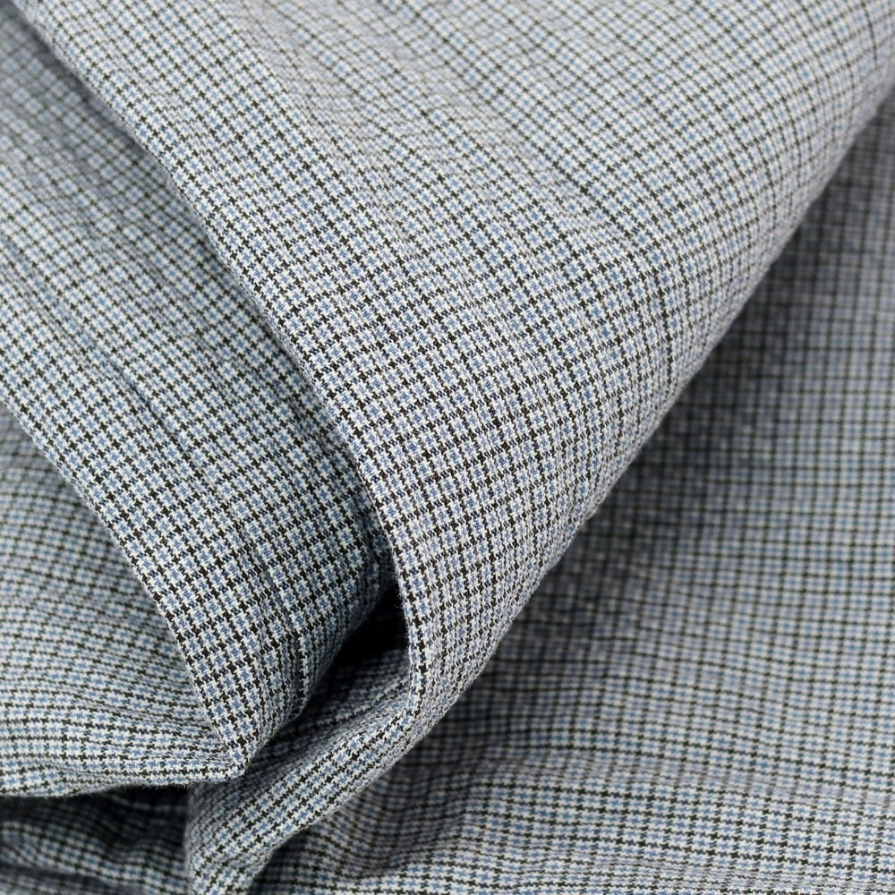 【中古】ヤコブコーエン JACOB COHEN コットンポリウレタン サッカー チェック 5ポケットパンツ ブルーxブラック【サイズ29】【 状態ランクC 】【 メンズ 】