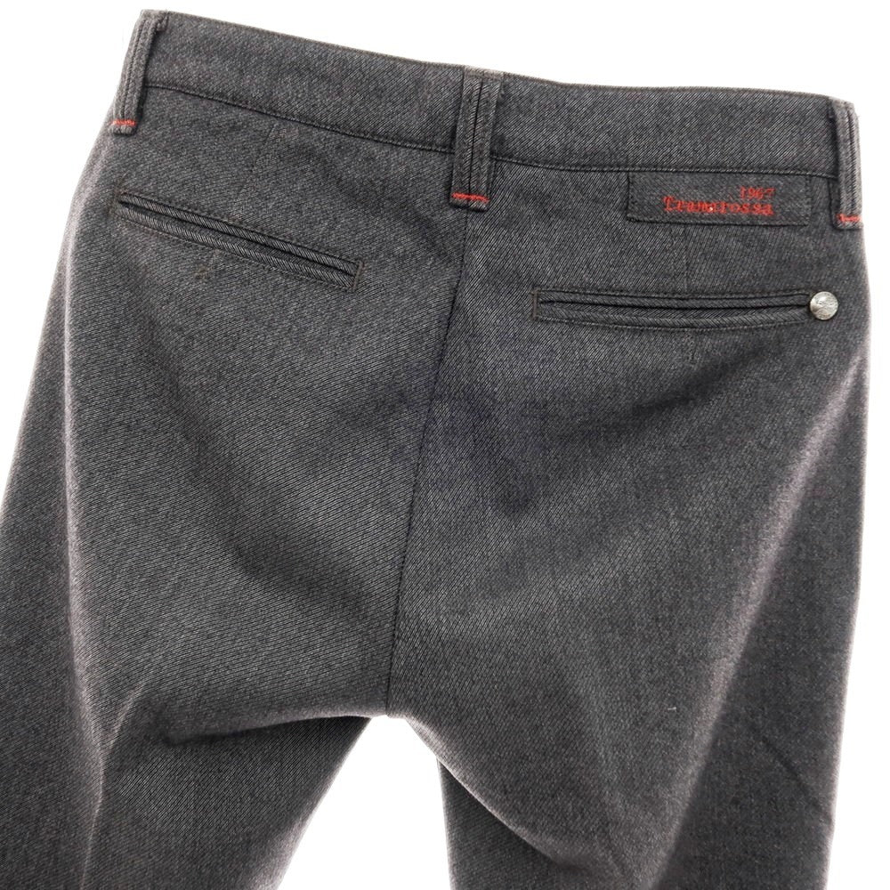 【中古】トラマロッサ Tramarossa PAUL LAB ストレッチ ウール カジュアルスラックスパンツ グレー【サイズ29】【 状態ランクB 】【 メンズ 】[BPD]