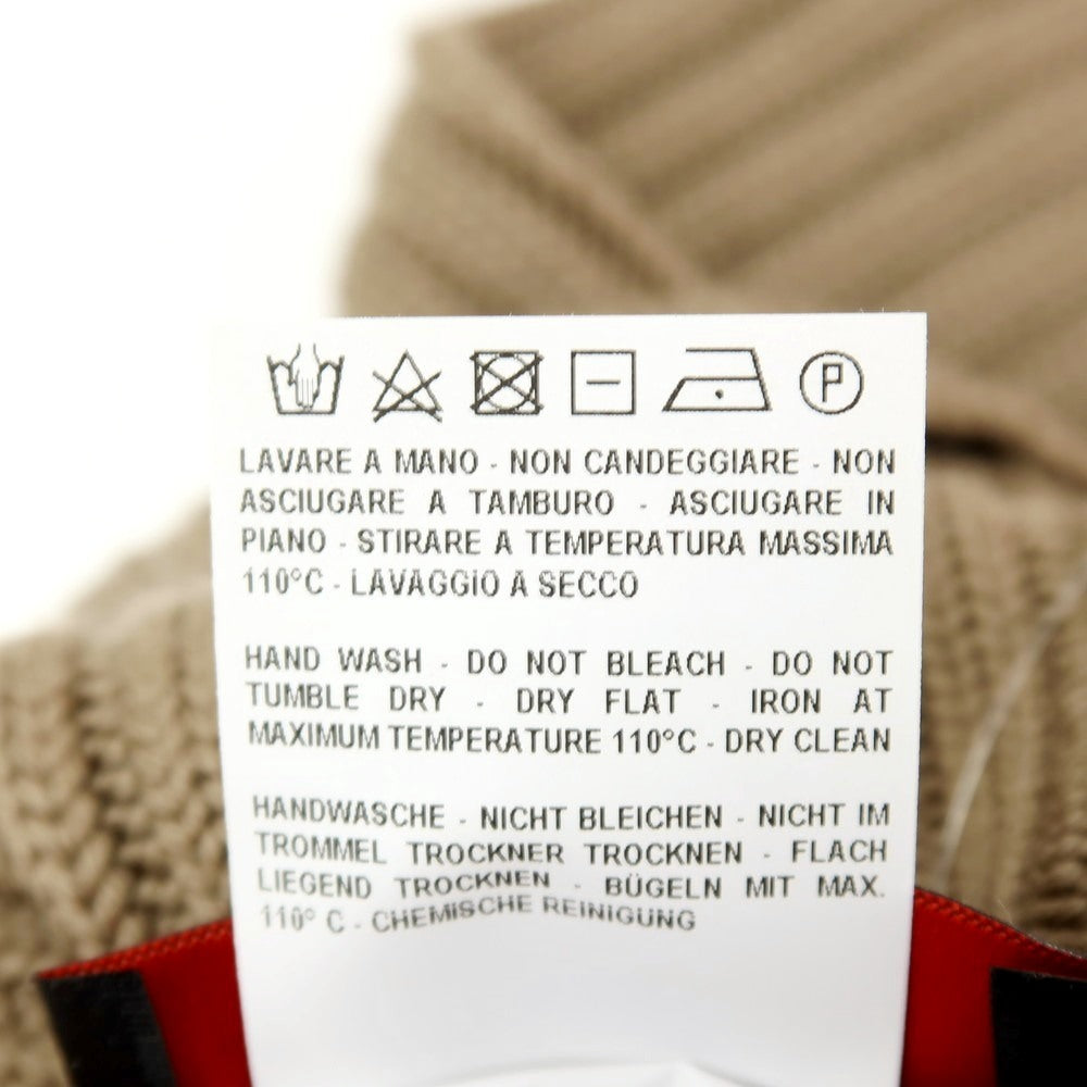 【中古】グランサッソ GRAN SASSO ミドルゲージ ウール タートルネック プルオーバーニット ブラウン【 48 】【 状態ランクA 】【 メンズ 】