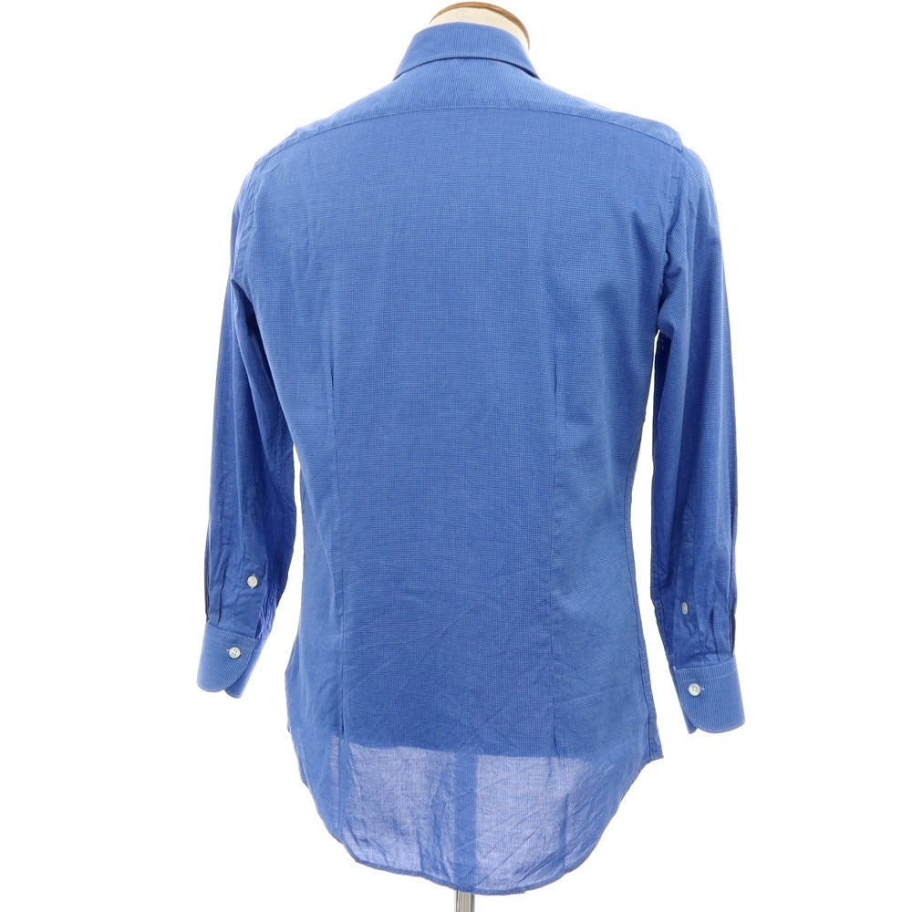 【中古】バグッタ Bagutta コットン ドレスシャツ ブルー【 40 】【 状態ランクB 】【 メンズ 】