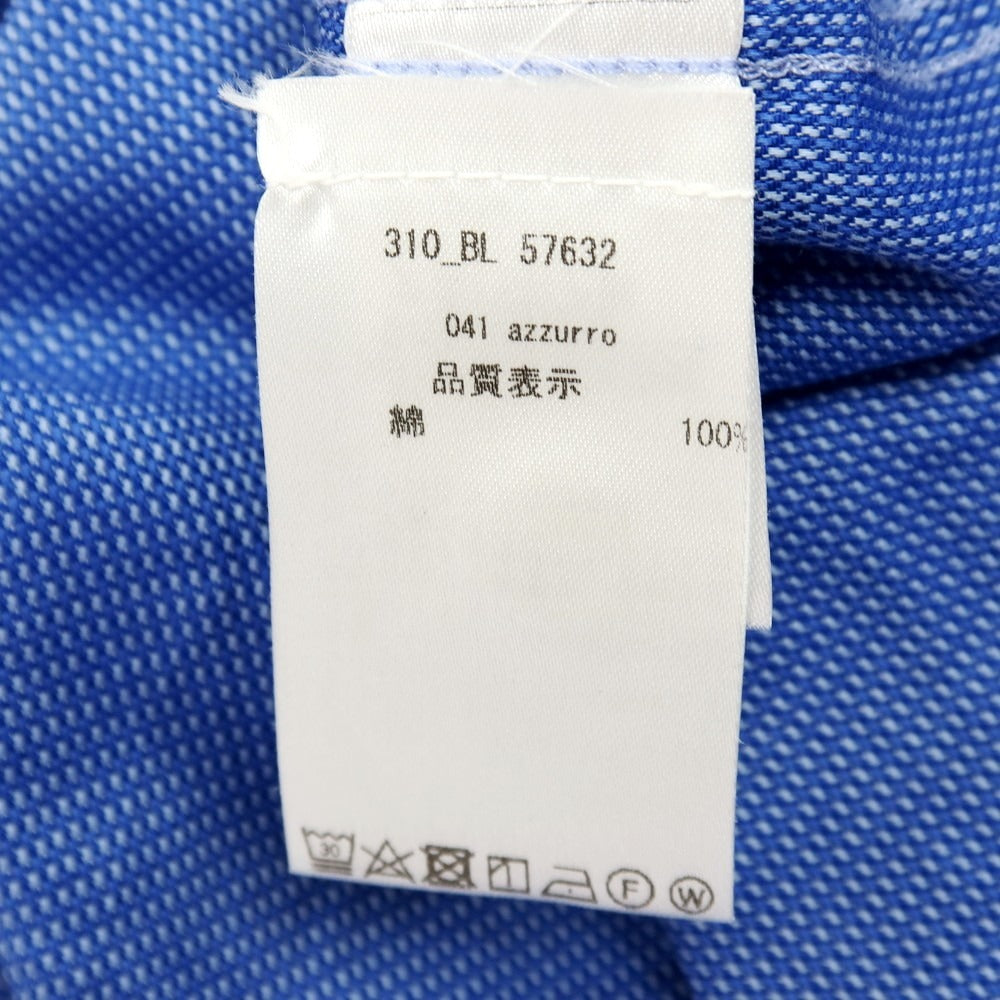 【中古】バグッタ Bagutta コットン ドレスシャツ ブルー【 サイズ40 】【 状態ランクB 】【 メンズ 】 [APD]