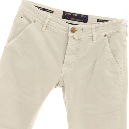 【中古】ヤコブコーエン JACOB COHEN J613 ストレッチ コットン 5ポケットパンツ ライトグレージュ【サイズ32】【 状態ランクC 】【 メンズ 】