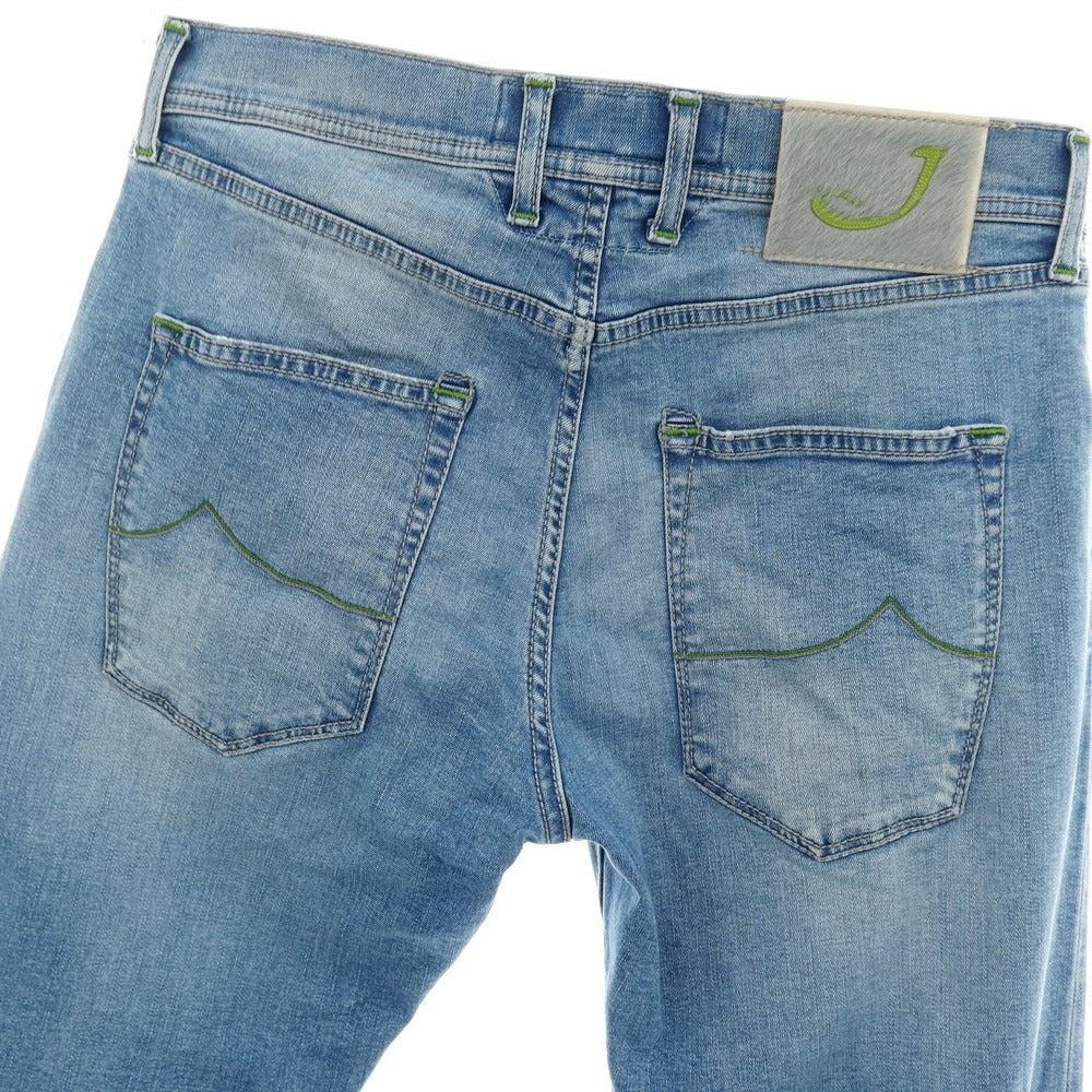 【中古】ヤコブコーエン JACOB COHEN PW656 ストレッチ コットンポリエステル デニムパンツ ジーンズ ライトブルー【 32 】【 状態ランクC 】【 メンズ 】