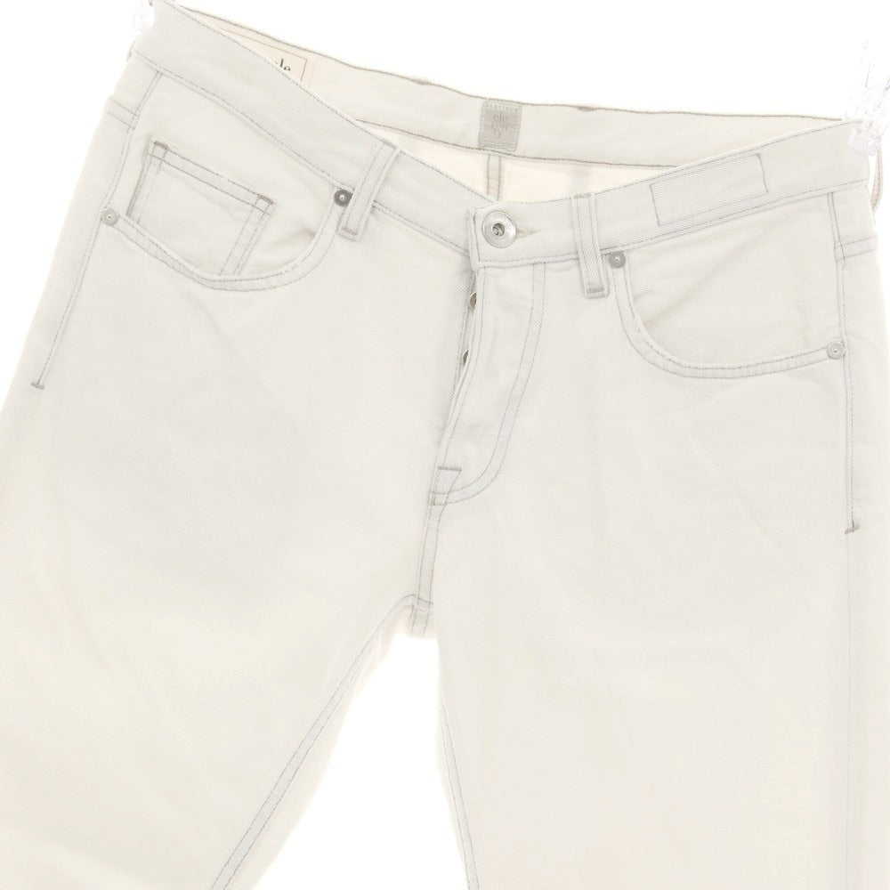 【中古】イレブンティ eleventy コットン デニムパンツ ジーンズ ホワイト【 32 】【 状態ランクC 】【 メンズ 】