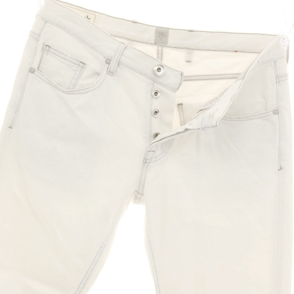 【中古】イレブンティ eleventy コットン デニムパンツ ジーンズ ホワイト【 32 】【 状態ランクC 】【 メンズ 】