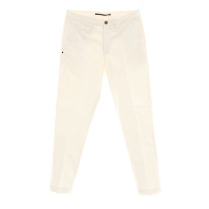 【中古】チープラス C+ ストレッチ コットン カジュアルスラックスパンツ ホワイト【サイズ31】【 状態ランクC 】【 メンズ 】