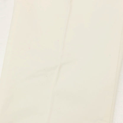 【中古】チープラス C+ ストレッチ コットン カジュアルスラックスパンツ ホワイト【サイズ31】【 状態ランクC 】【 メンズ 】