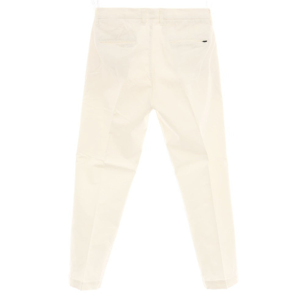 【中古】チープラス C+ ストレッチ コットン カジュアルスラックスパンツ ホワイト【サイズ31】【 状態ランクC 】【 メンズ 】