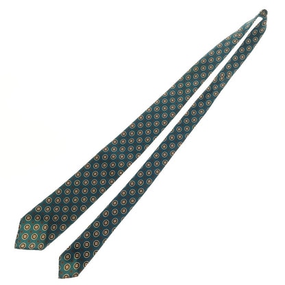 【中古】オルタナ Alterna シルク 小紋柄ネクタイ ブルーグリーンxブラウン【 状態ランクA 】【 メンズ 】