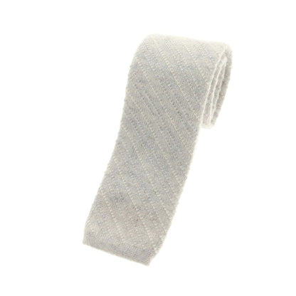 【中古】イレブンティ eleventy カシミヤ ニットタイ ライトグレージュ【 状態ランクB 】【 メンズ 】