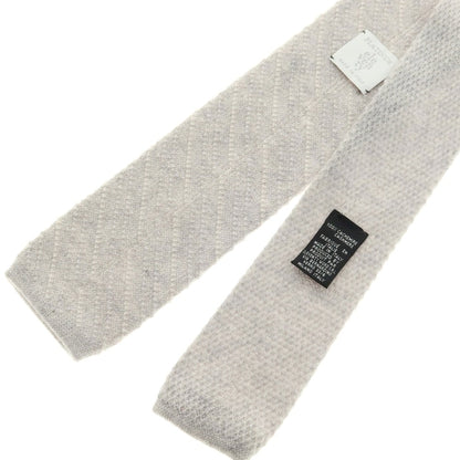 【中古】イレブンティ eleventy カシミヤ ニットタイ ライトグレージュ【 状態ランクB 】【 メンズ 】