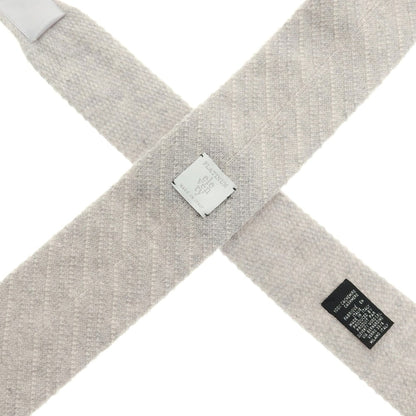 【中古】イレブンティ eleventy カシミヤ ニットタイ ライトグレージュ【 状態ランクB 】【 メンズ 】