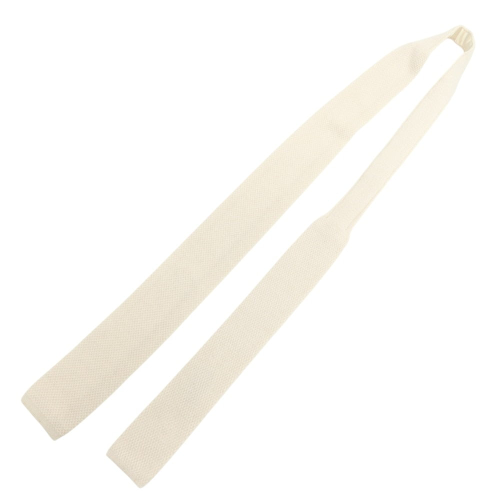 【中古】イレブンティ eleventy カシミヤ ニットタイ ベージュ【 状態ランクB 】【 メンズ 】