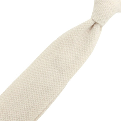 【中古】イレブンティ eleventy カシミヤ ニットタイ ベージュ【 状態ランクB 】【 メンズ 】