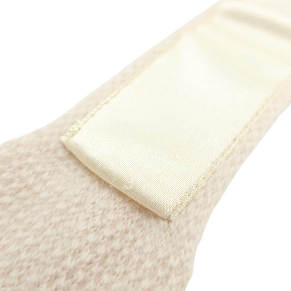 【中古】イレブンティ eleventy カシミヤ ニットタイ ベージュ【 状態ランクB 】【 メンズ 】