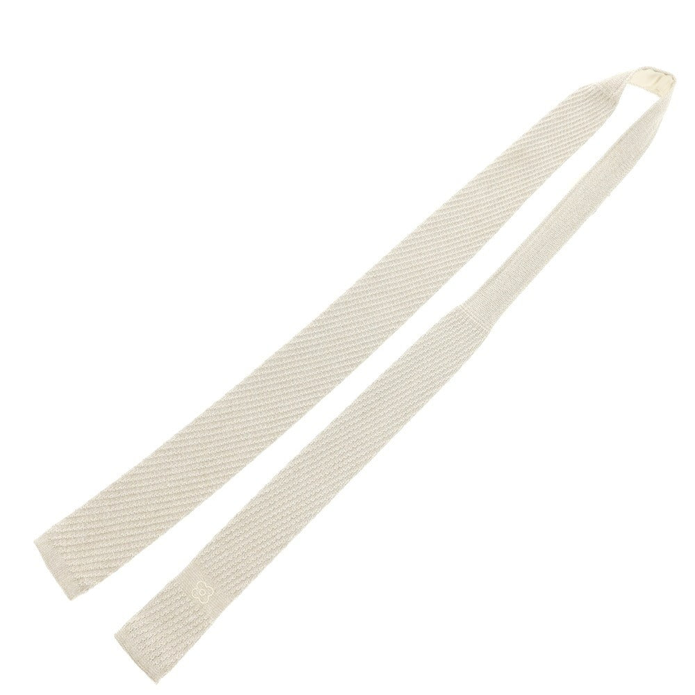 【中古】ラルディーニ LARDINI シルク ニットタイ ベージュ【 状態ランクA 】【 メンズ 】