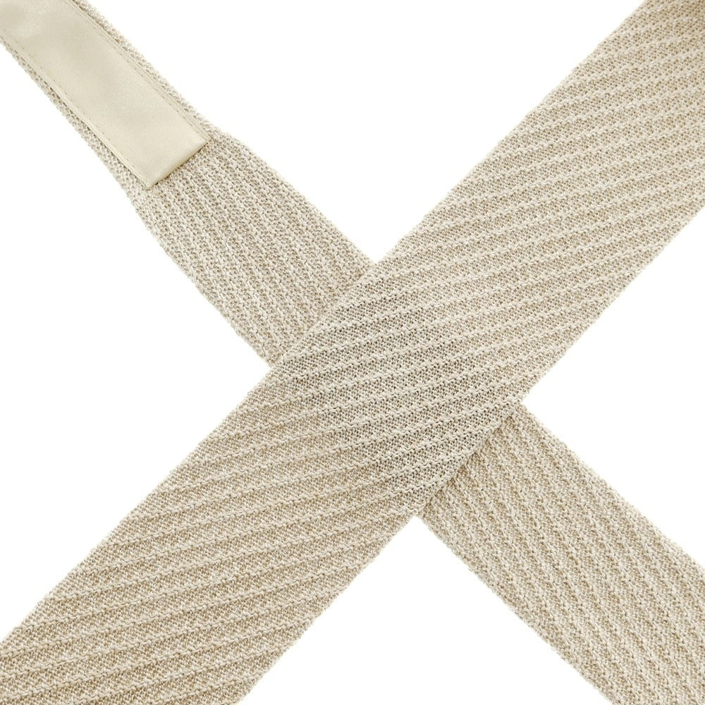 【中古】ラルディーニ LARDINI シルク ニットタイ ベージュ【 状態ランクA 】【 メンズ 】