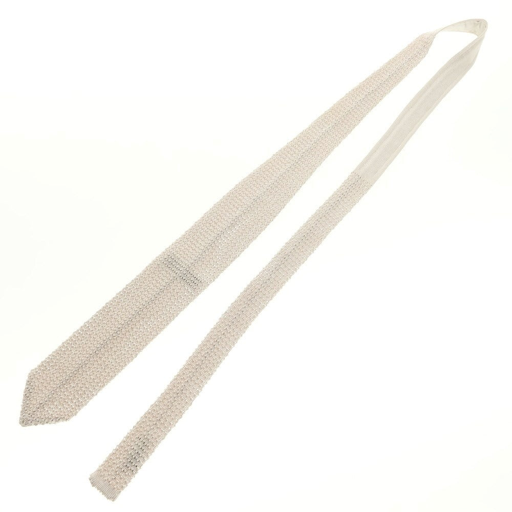 【中古】グリーンレーベルリラクシング green label relaxing シルク ニットタイ ベージュ【 状態ランクB 】【 メンズ 】