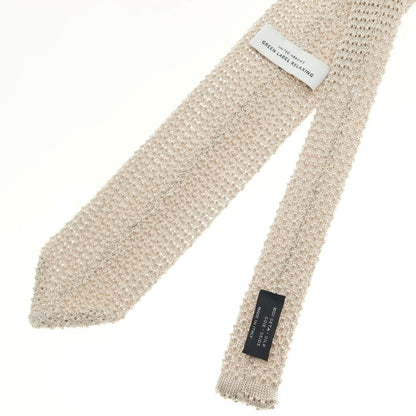 【中古】グリーンレーベルリラクシング green label relaxing シルク ニットタイ ベージュ【 状態ランクB 】【 メンズ 】