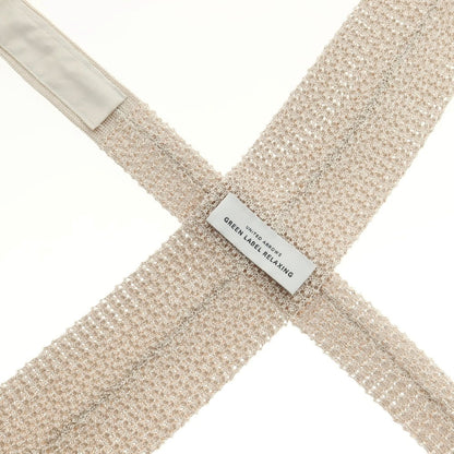 【中古】グリーンレーベルリラクシング green label relaxing シルク ニットタイ ベージュ【 状態ランクB 】【 メンズ 】