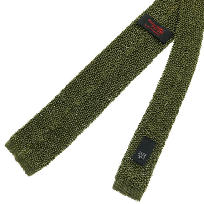 【中古】メイカーズシャツ カマクラ Makers Shirt 鎌倉 シルク ニットタイ オリーブ【 状態ランクB 】【 メンズ 】