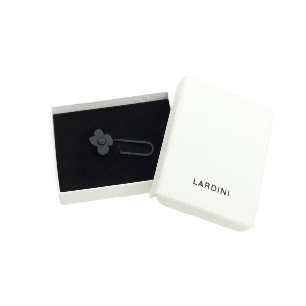 【中古】ラルディーニ LARDINI CNFLWPIN ブートニエール ステンレス クリップタイプ ラペルピン ブラック【 状態ランクB 】【 メンズ 】