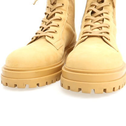 【中古】ジャンヴィト ロッシ Gianvito Rossi ヌバック レースアップブーツ ベージュ【サイズ40】【 状態ランクA 】【 メンズ 】