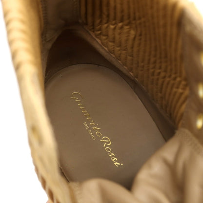 【中古】ジャンヴィト ロッシ Gianvito Rossi ヌバック レースアップブーツ ベージュ【サイズ40】【 状態ランクA 】【 メンズ 】