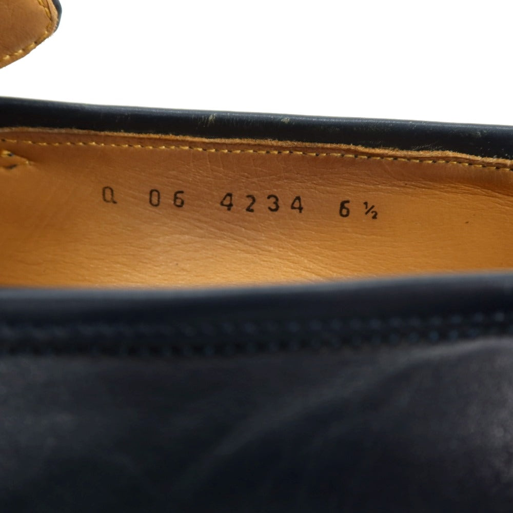 【中古】チェントフェリーナ Cento Felina コインローファー ネイビー【サイズ6 1/2】【 状態ランクC 】【 メンズ 】