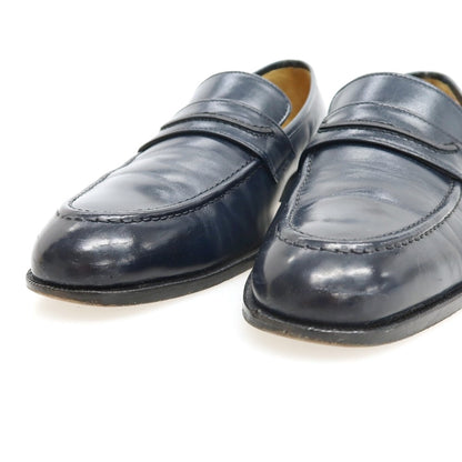 【中古】チェントフェリーナ Cento Felina コインローファー ネイビー【サイズ6 1/2】【 状態ランクC 】【 メンズ 】