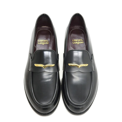 【中古】ラルディーニ LARDINI × LIDFORT ローファー ブラック【サイズ6】【 状態ランクB 】【 メンズ 】