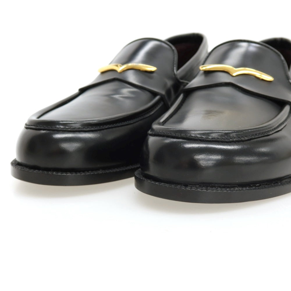 【中古】ラルディーニ LARDINI × LIDFORT ローファー ブラック【 サイズ6 】【 状態ランクB 】【 メンズ 】 [BPD]