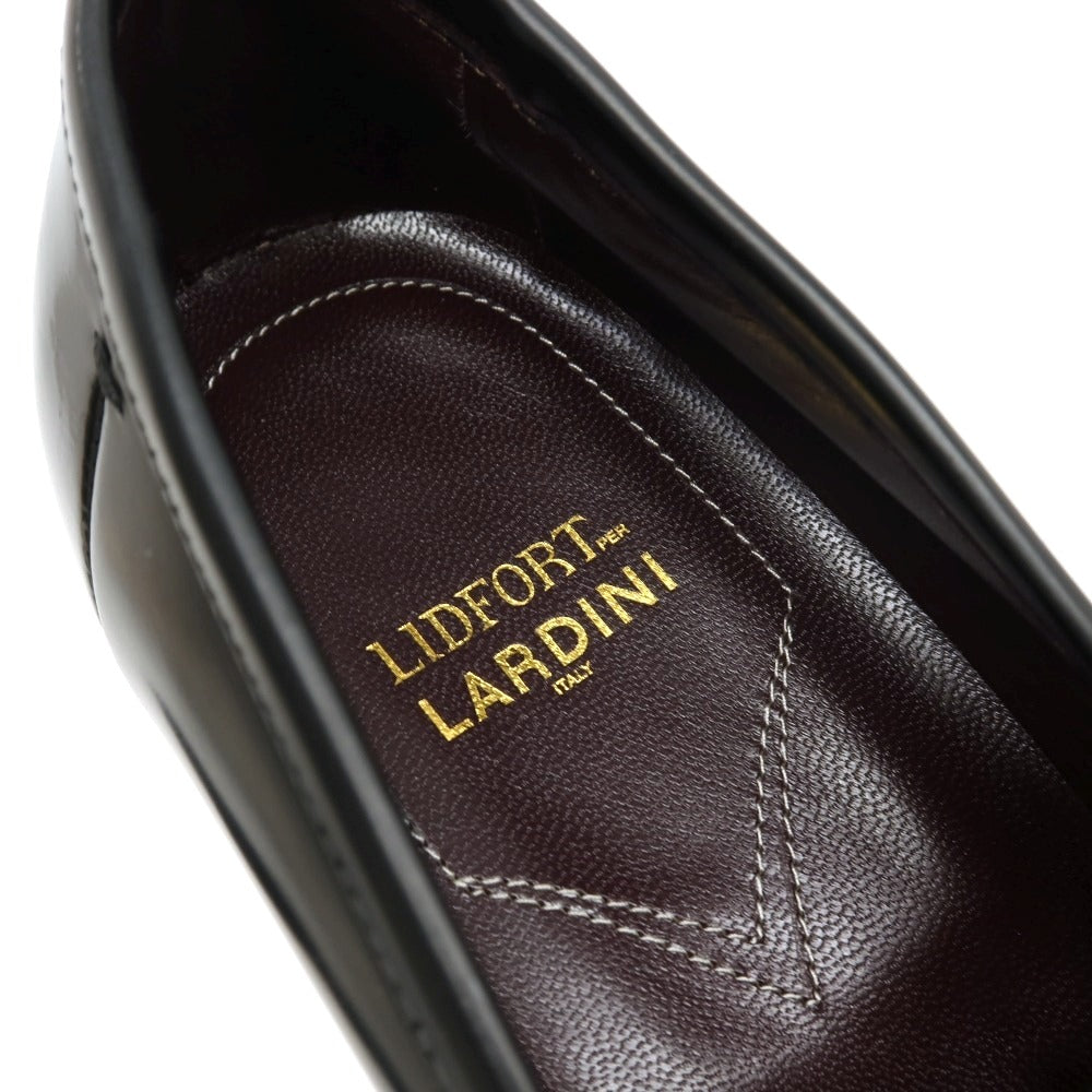 【中古】ラルディーニ LARDINI × LIDFORT ローファー ブラック【 サイズ6 】【 状態ランクB 】【 メンズ 】 [BPD]